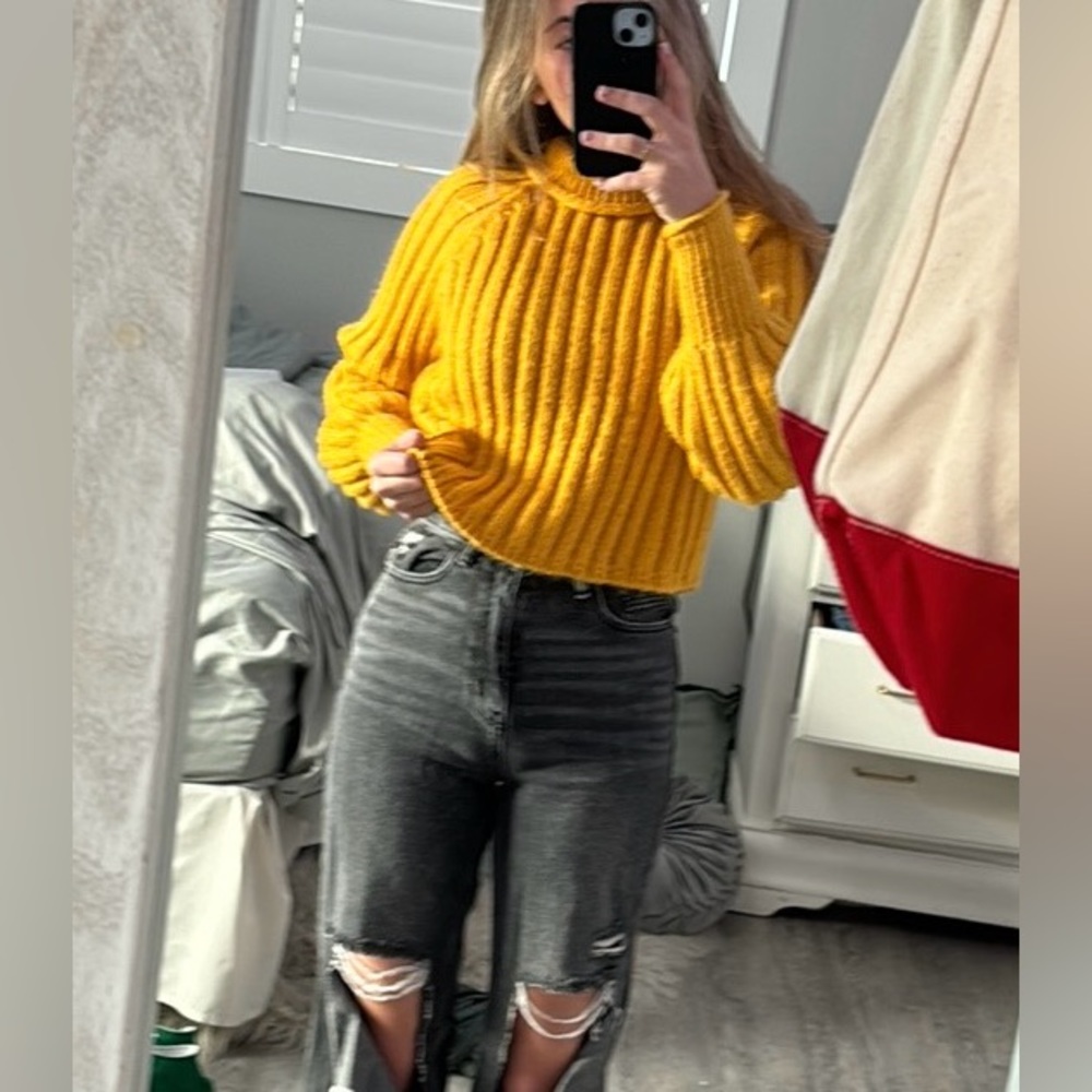 Urban Outfitters yellow sweater